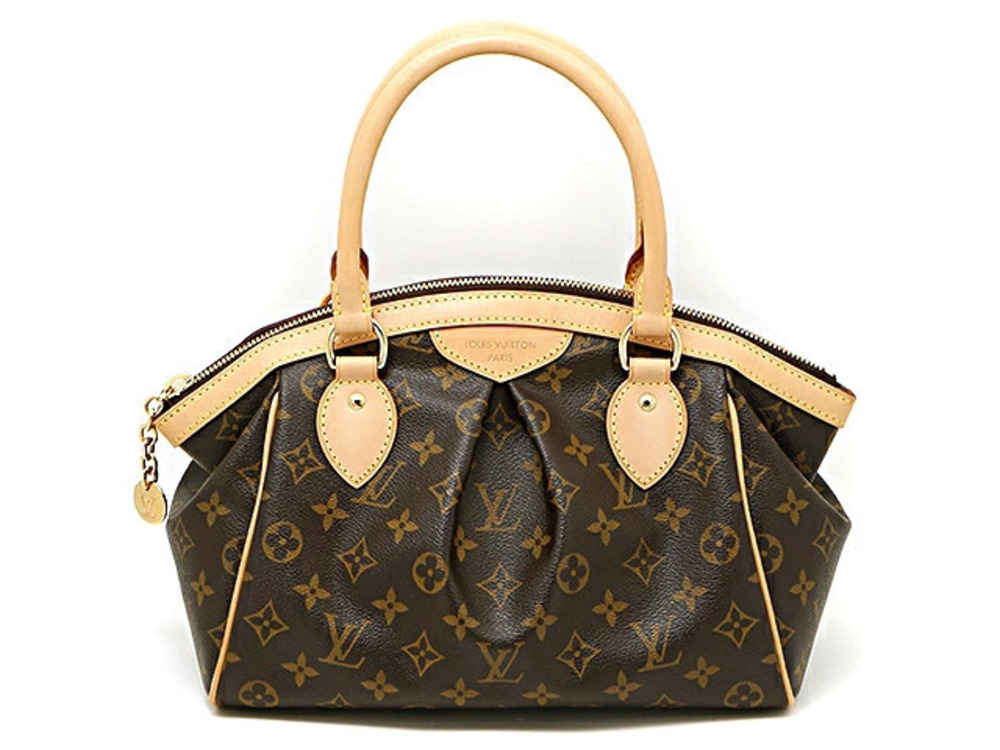 LOUIS VUITTON Bag Handbag Tivoli Monogram Leather Brown